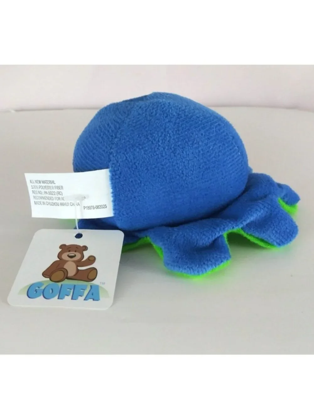 NWT Goffa Blue & Green Soft Octopus 3